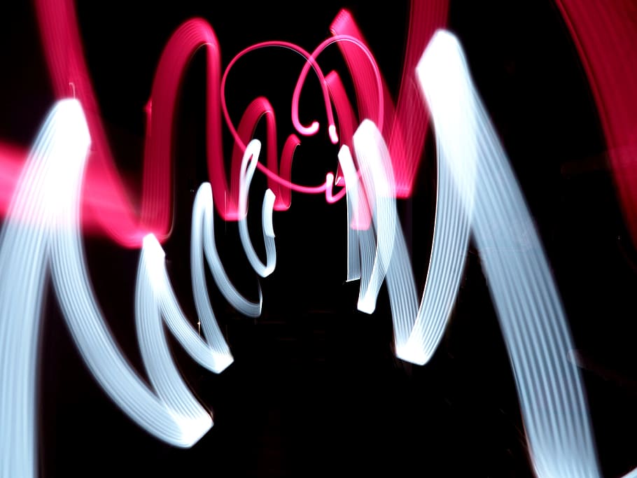 lightpainting, light, paint, lights, red, mood, line, reflection, abstract, light reflection