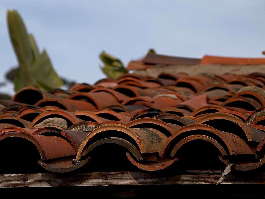 Tiles Roofing Clay Terracotta Roof House Construction