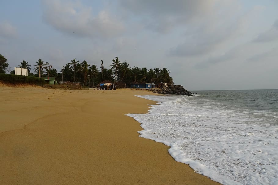 Beach Sea Sand Arabian Sea Surf Vacation Travel Ullal Beach   Beach Sea Sand Arabian Sea 