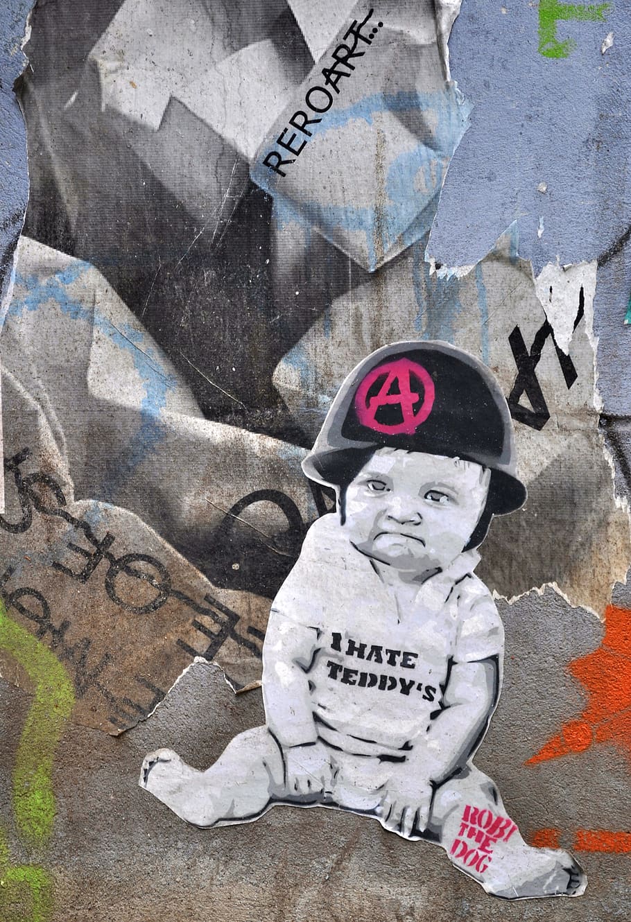 arte callejero, graffiti, berlín, arte, texto, guión occidental, comunicación, arquitectura, nadie, ciudad