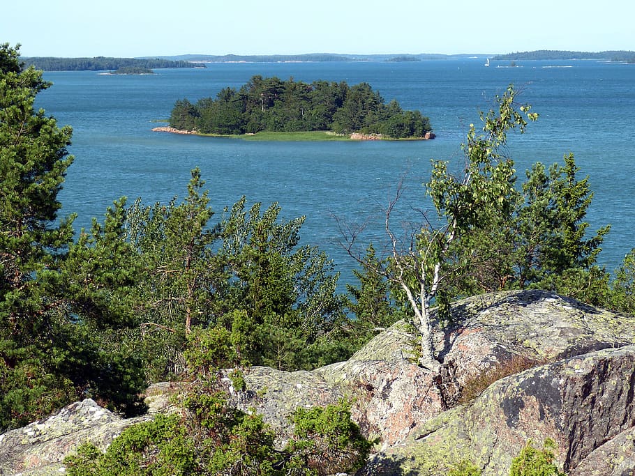 aland, finland, mariehamn, baltic sea, åland, aland islands, sweden, landscape, rock, outlook