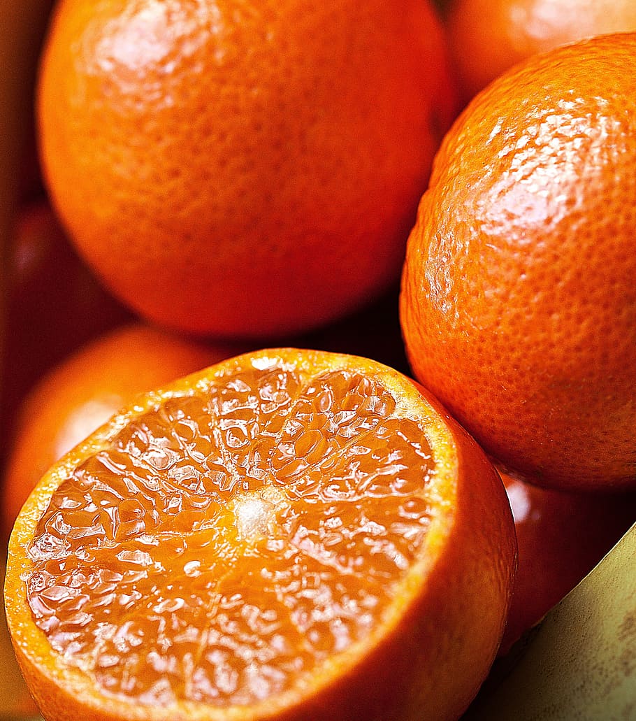sliced orange fruit, oranges, mandarins, southern fruits, cut fruit, juice, the richness of, fruit, tropical, food