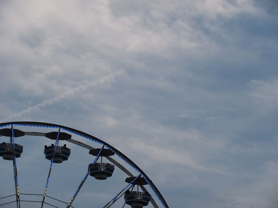 Ferris, Wheel, Ride, Carnival, Amusement, ferris, wheel, entertainment, park, fair, circle