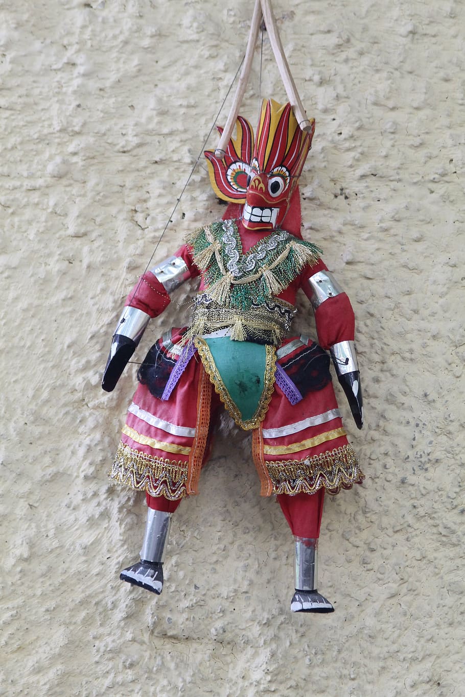 figure, fantasy, jumping jack, devil, puppet, celebration, day, traditional clothing, representation, one person