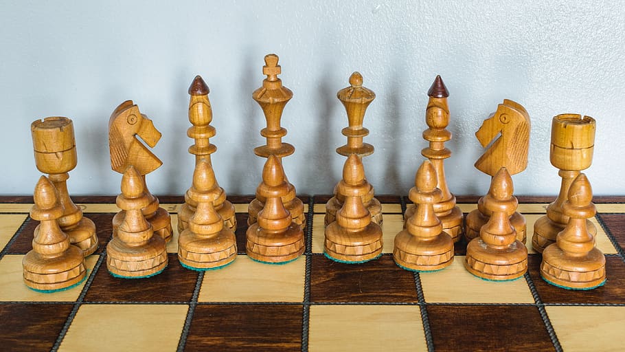 chess, set, figures, bierki, pawns, pawn, tower, jumper, bishop, king