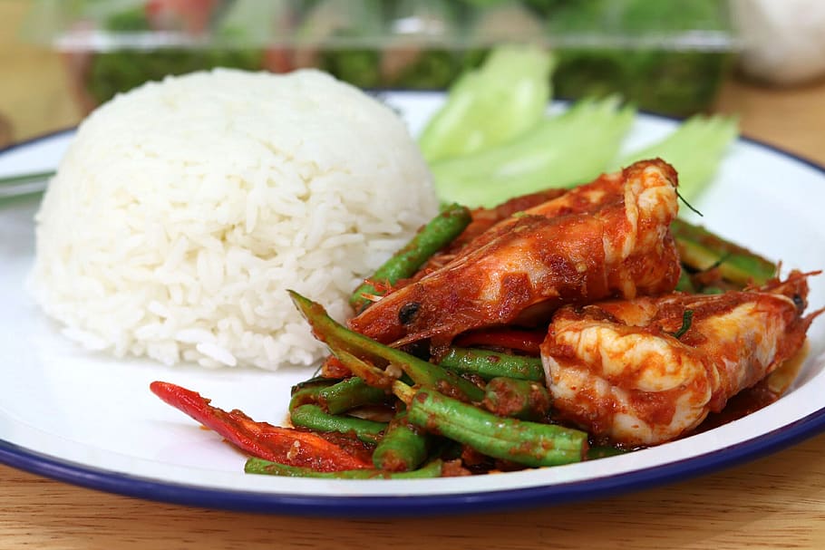 chilli prawn curry, curry, food, eat, spicy, pepper, thaifood, thai, yummy, shrimp
