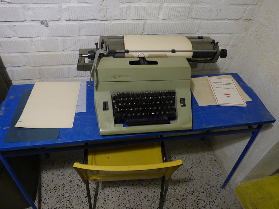 máquina, imprimir, llaves, fuente, máquina de escribir, papel, letras, escribir, documento, carta