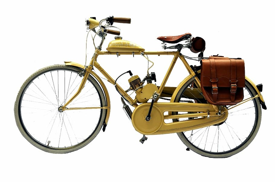 old motorized bicycle