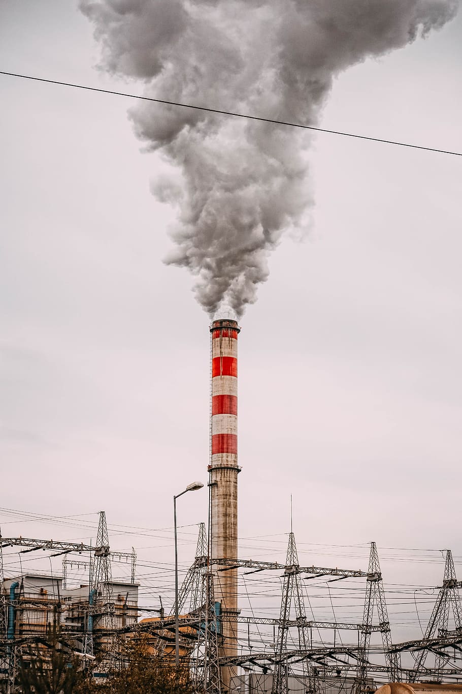 chimney, smoke, factory, pollution, the industry, smog, burn, production, current, the environment