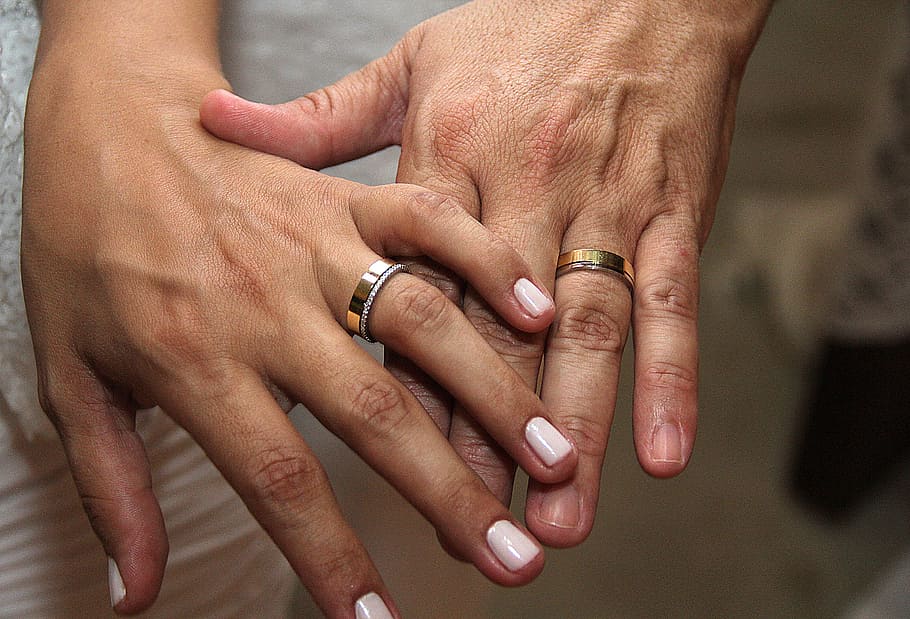 aliansi, tangan, pernikahan, sakramento, tangan manusia, cincin, perhiasan, bagian tubuh manusia, wanita, jari