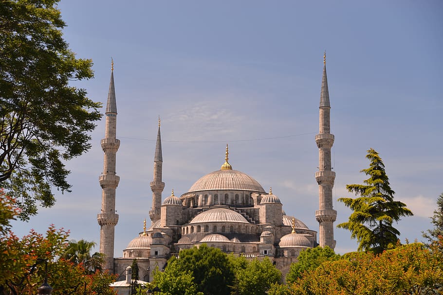 Blue Mosque, Istanbul, Good, Weather, good weather, mosque, islam, minaret, architecture, turkey - Middle East