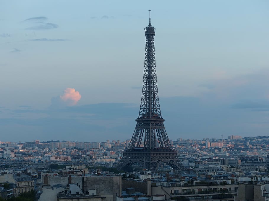 París Francia, París, Francia, arquitectura, torre, estructura de acero, acero, punto de referencia, lugares de interés, edificio