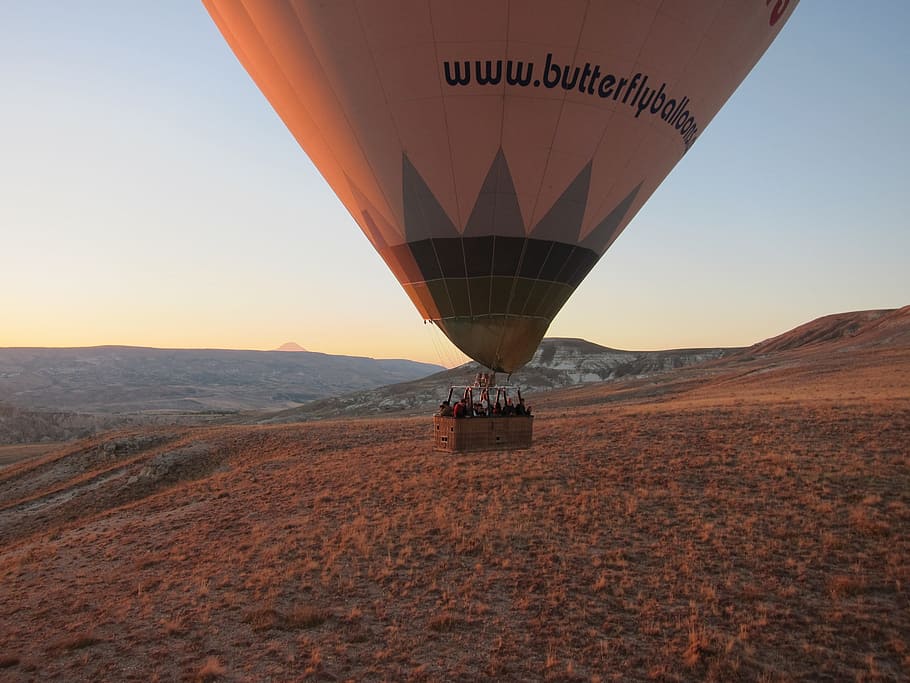 Hot Air Balloon, Sunrise, Colours, hot, air, balloon, travel, flight, fly, transport