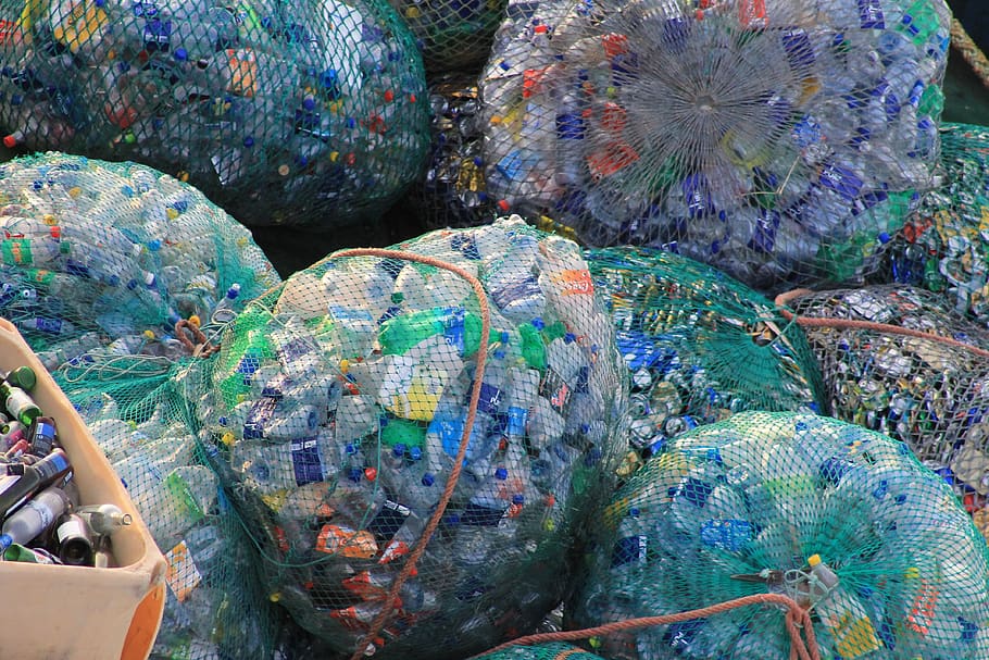 plástico, botellas, basura, telaraña, colorido, protección del medio ambiente, botellas de plástico, recolección de basura, basurero, circuito
