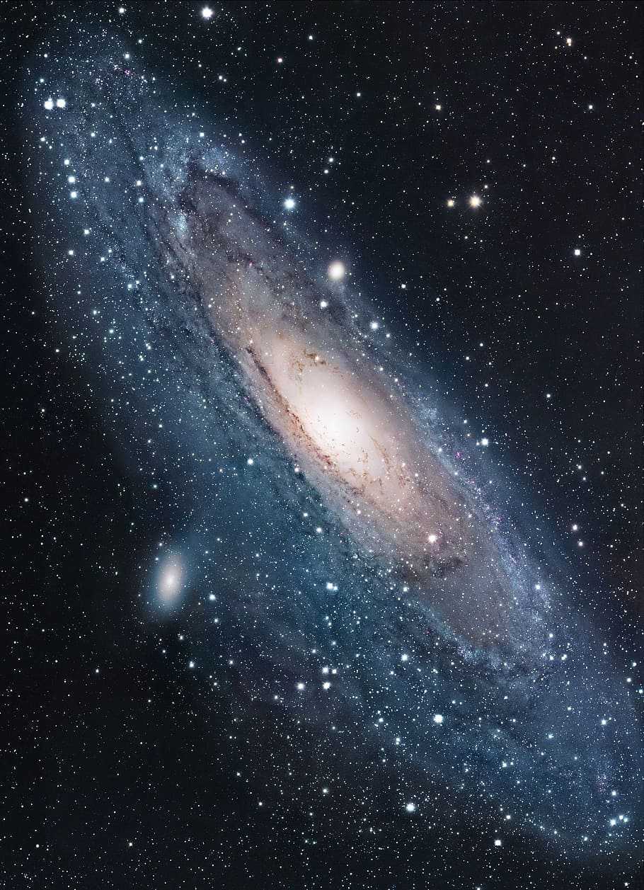 galaxia, andrómeda, m31, espacio, ngc 224, estrellas, cosmos, celeste, polvo, estelar