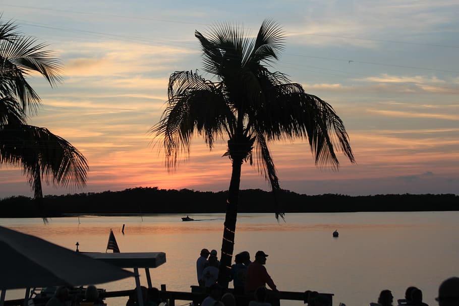 Key West, Florida, Usa, Water, Mood, key west, florida, sky, holiday, pier, sunset celebration
