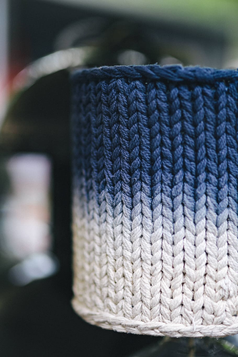 lamp, fabric, cover, soft, Woolen, covers, close-up, textile, pattern, focus on foreground
