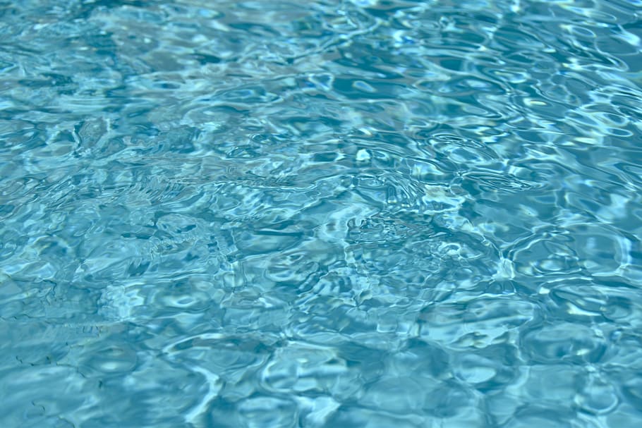 água, piscina, azul, ondulação, cintilação, quadro completo, planos de fundo, sem pessoas, ondulado, natureza