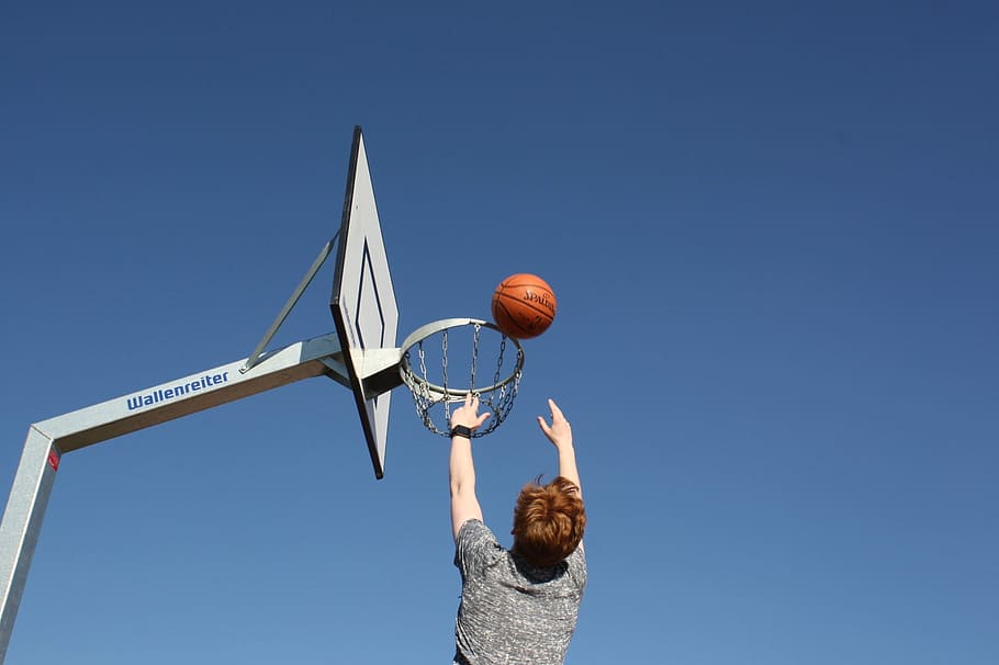 Basketball Hoop, Sport, Play, basketball, ball game, basket, leisure, outdoor, ball sports, streetball basket