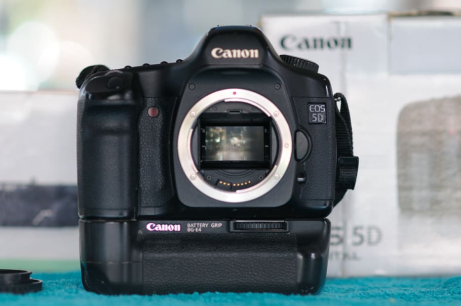 black, canon eos 5, 5d, camera, lens, digital, camera lens, photography, studio, photographic