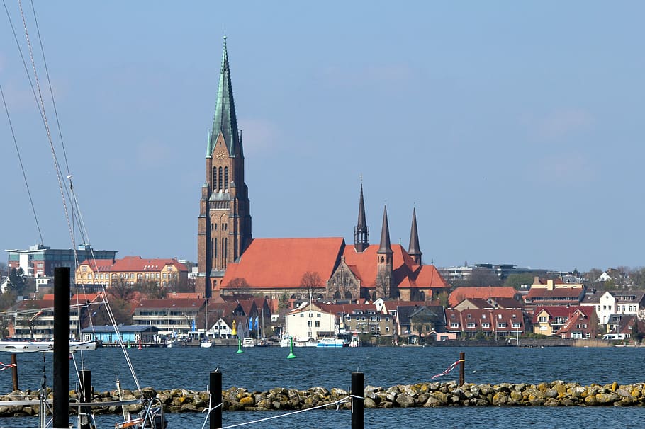 schleswig, mecklenburg, church, dom, schlei, city, places of interest, architecture, building, st petri cathedral