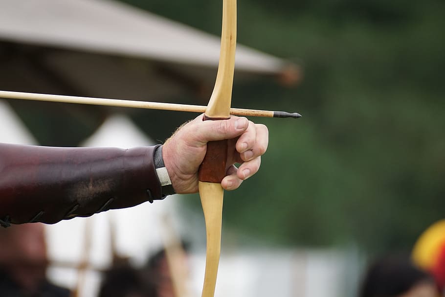 arrow, arch, archery, objectives, bogensport, tense, concentration, tournament, tradition, traditionally