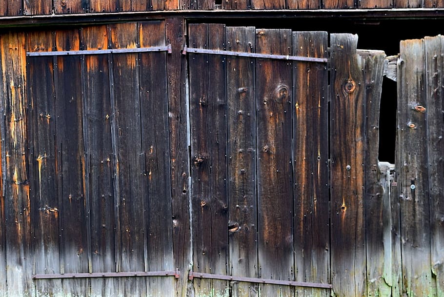 wooden, barn, doors, rustic, vintage, wood, wall, old, weathered, texture