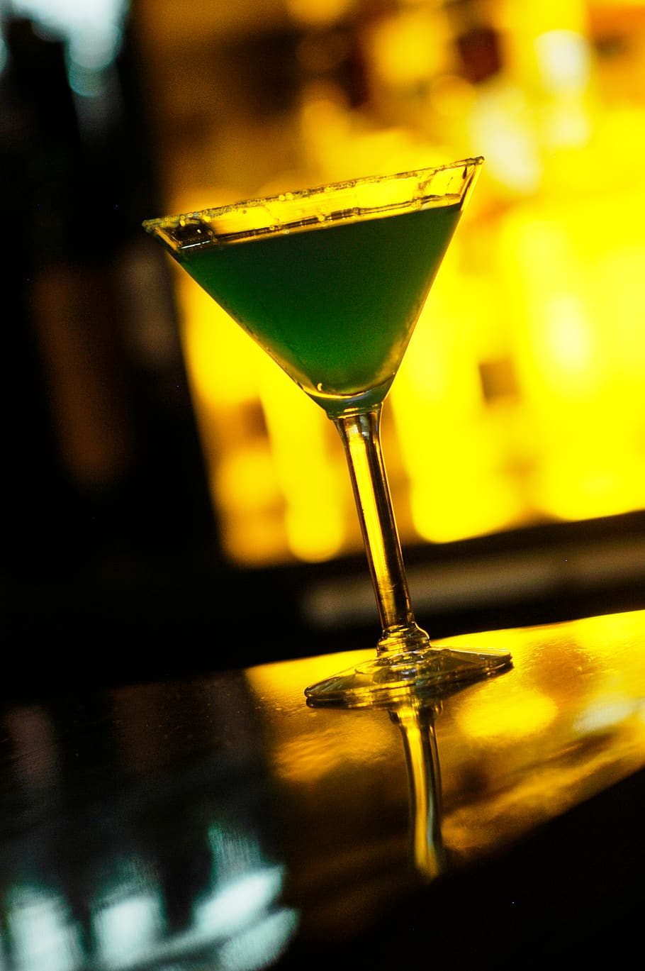 Martini, minum, bar, koktil, alkohol, minuman, warna, kaca, dingin, cair