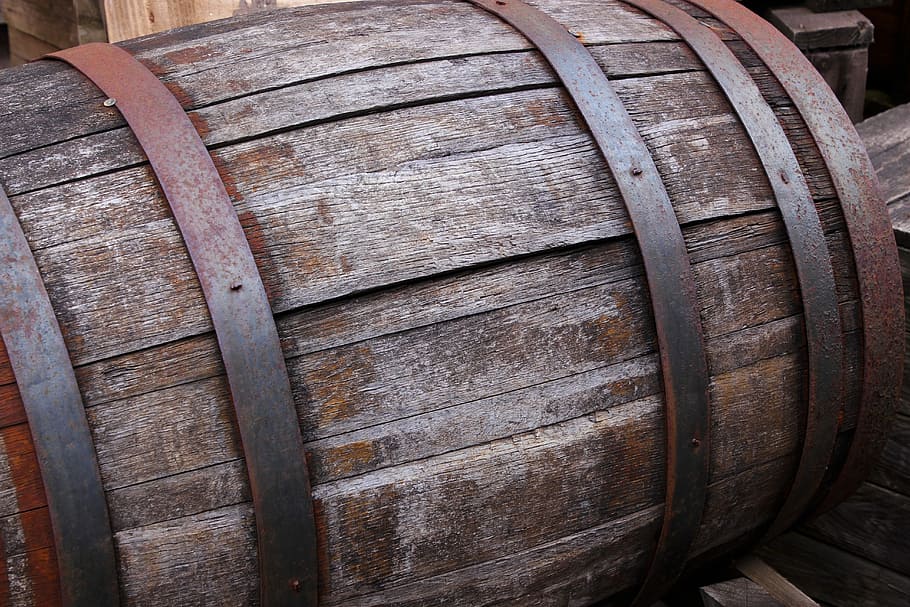 barrel, wooden, winery, vintage, wood, drink, ferment, brewery, keg, brown