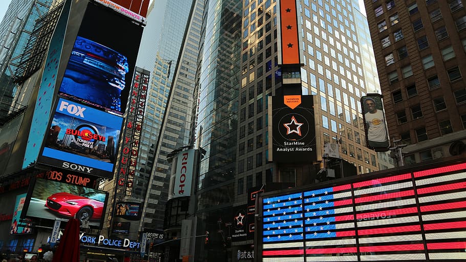 Times Square, ciudad, Estados Unidos, calle, arquitectura, exterior del edificio, estructura construida, edificio, exterior del edificio de oficinas, rascacielos