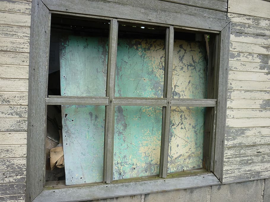 window, old, abandoned, building, grungy, closed, house, wooden, weathered, spooky