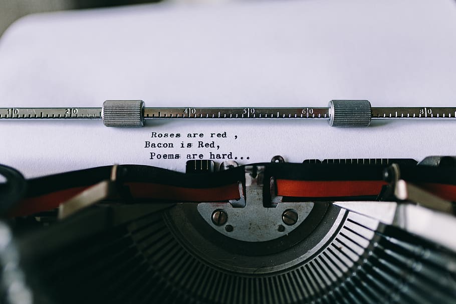 vintage, typewriter, typewriting, old, quote, quotes, Closeup, view, typing, close-up
