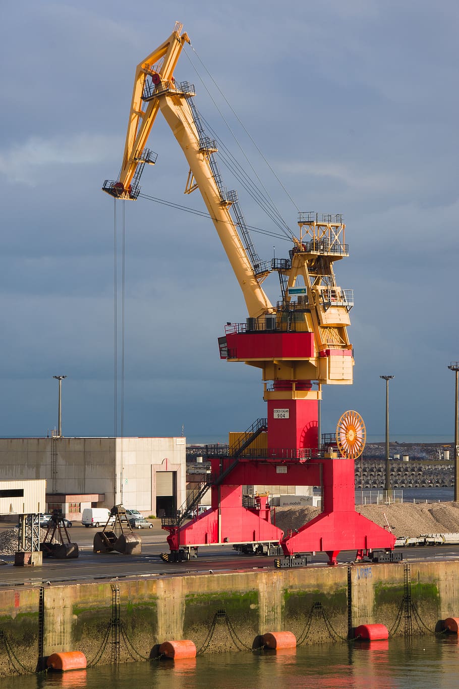 crane, load crane, port, loading, logistics, industry, harbour crane, industrial crane, technology, ship crane