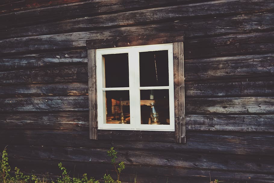 wooden, wall, window, house, architecture, built structure, building exterior, building, wood - material, glass - material