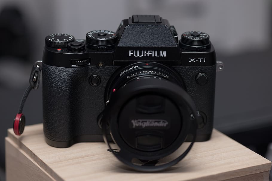 Fujifilm, T1, X-TI, camera, wooden, box, technology, photography themes, camera - photographic equipment, photographic equipment