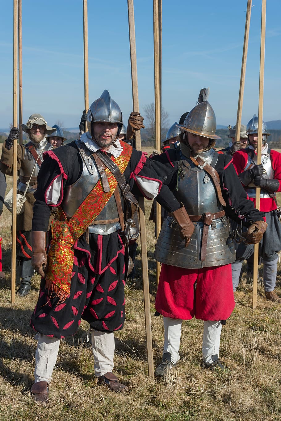 pikanýr, battle, jankau, Battle Of Jankau, battle re-enactment, historical costume, soldier, headwear, protection, helmet