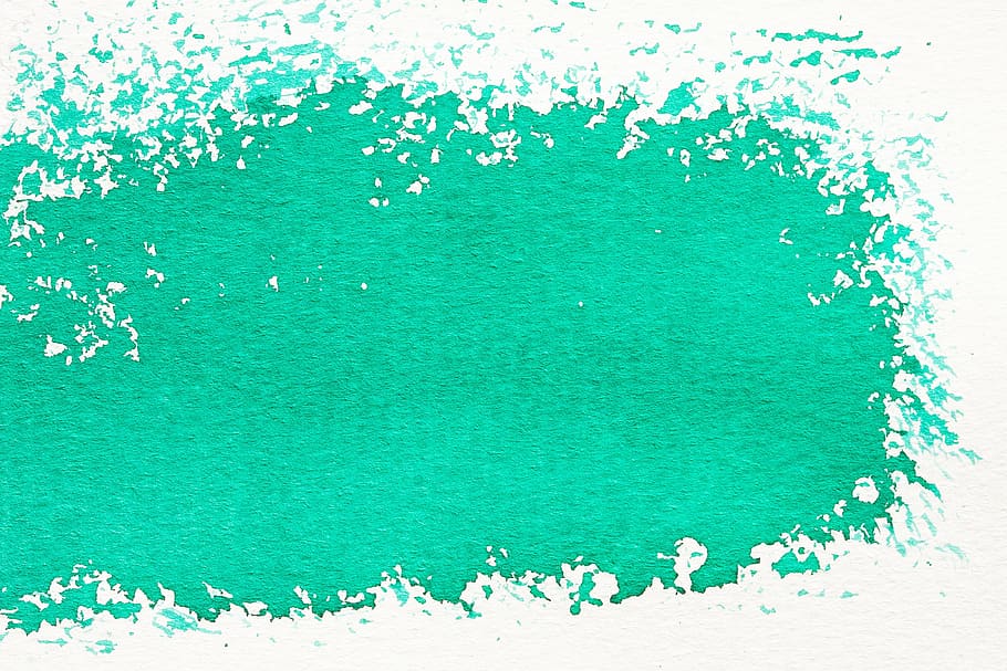 foto, hijau, cat, cat air, teknik melukis, larut dalam air, tidak buram, warna, gambar, sketsa warna