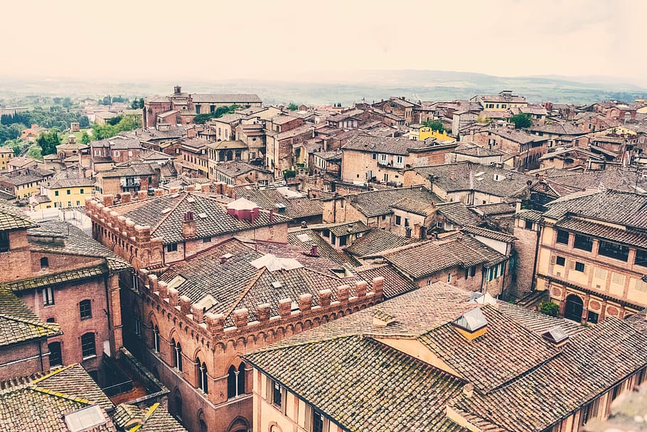 villages, day time, day, time, tuscany, italy, roof, europe, architecture, cityscape