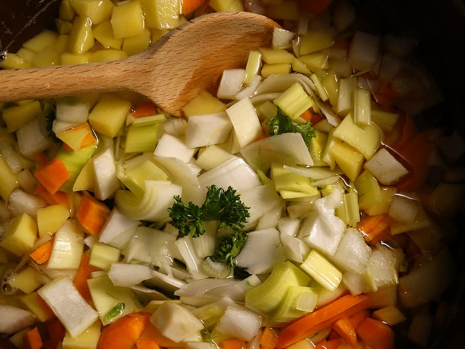 sup sayur, sup sayuran, sayuran, sup, makanan, nutrisi, masak, makanan dan minuman, sayur-sayuran, makanan sehat