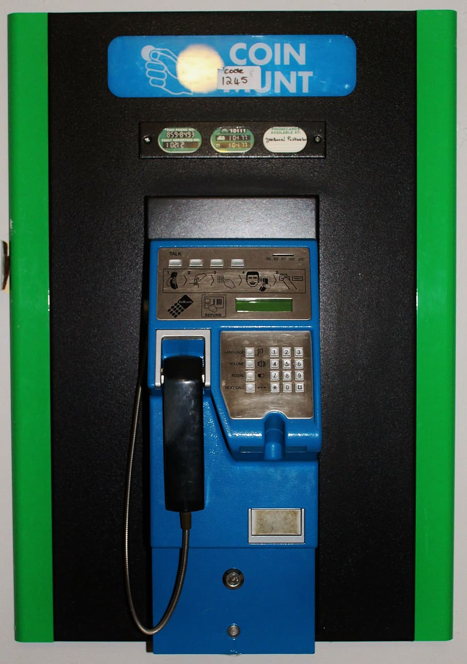 payphone, phone, communication, pay Phone, telephone, telephone Booth, technology, connection, blue, close-up