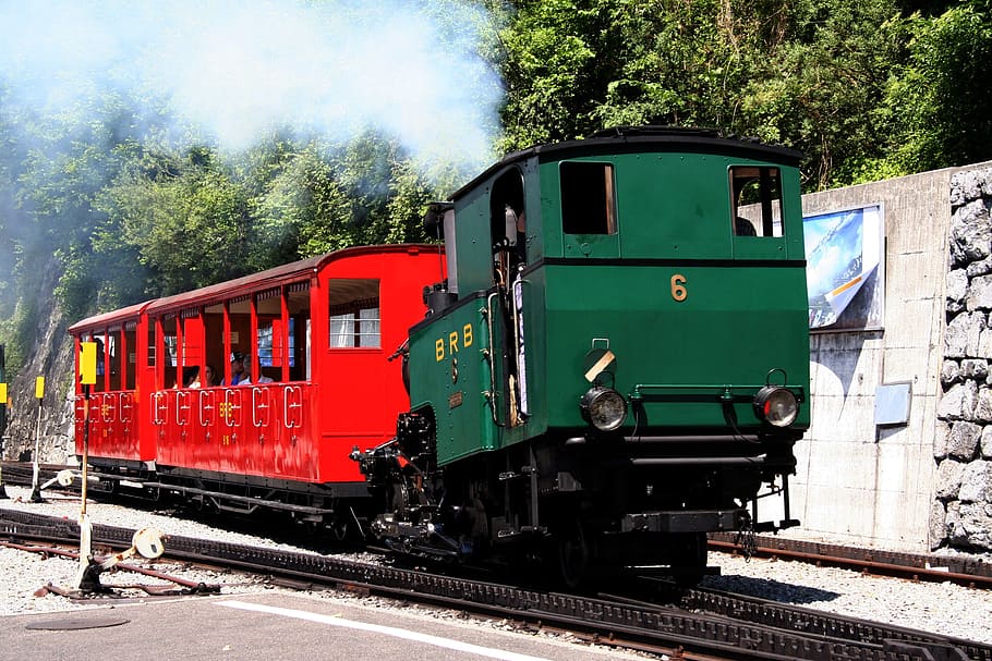 brienz rothornbahn, steam locomotive, mountains, alpine, train, seemed, switzerland, rack railway, railway, rail traffic