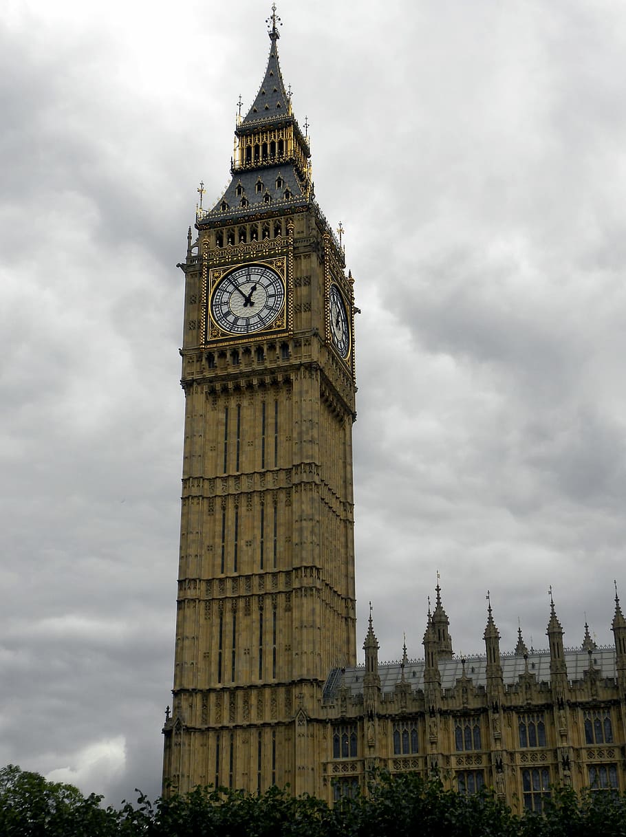 London, Big Ben, Clock Tower, Tourism, places of interest, tower, travel destinations, architecture, cloud - sky, government