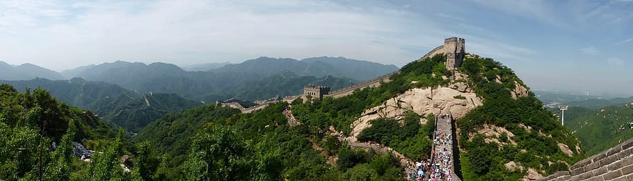 landscape photography, great, wall, china, great wall of china, chinese, famous, heritage, landmark, historic