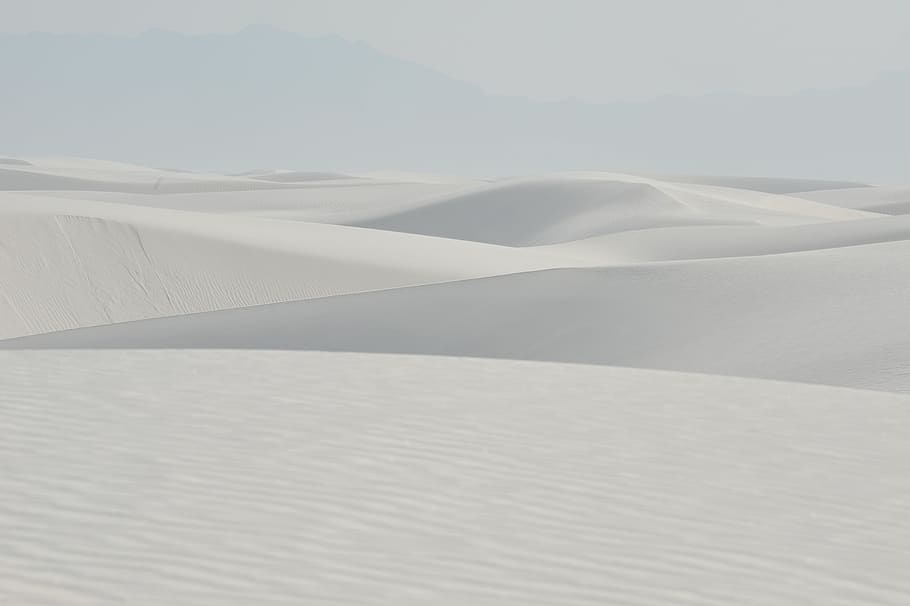 fotografía de paisaje, desierto, blanco, desierto de arena, arenas, nacional, monumento, nuevo, México, arena