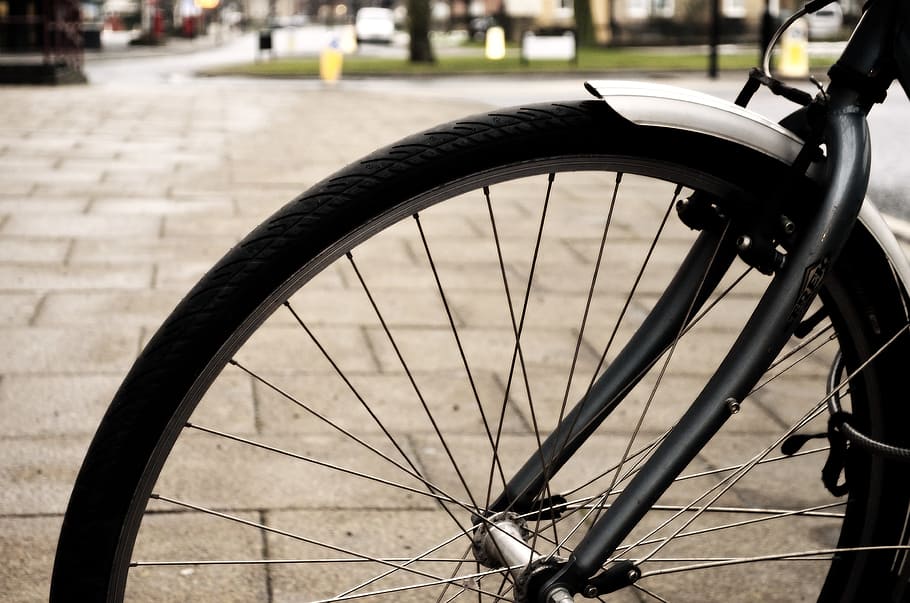 bike tire, closeup, shot, spokes, wheel, tire, bike, bicycle, macro, sport