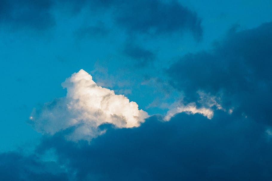 white clouds, white, cloudy, sky, blue, clouds, nature, cloud - sky, sky only, cloudscape