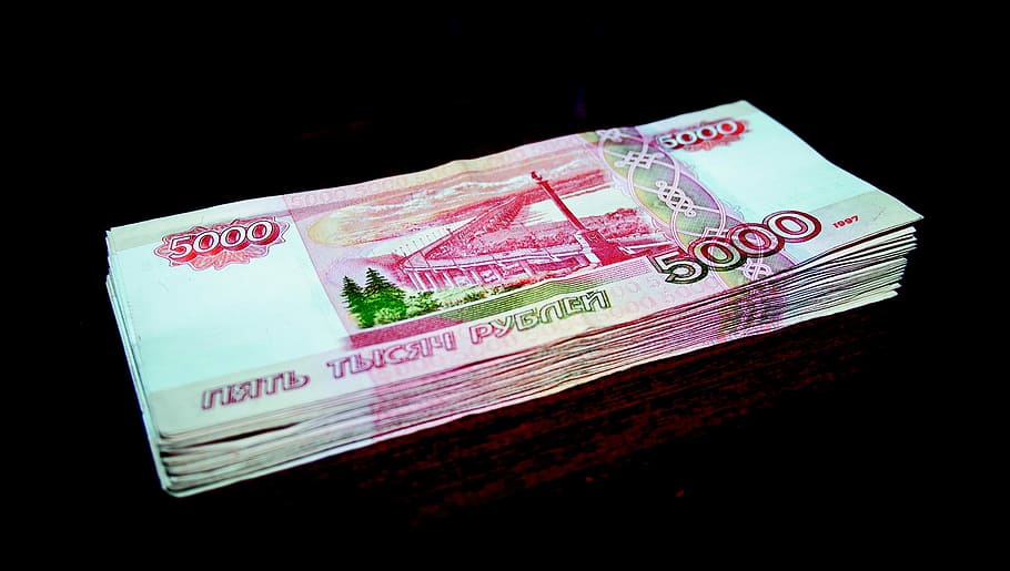деньги, рубль, символ валюты, монеты, 100 рублей, купюра, монета, россия, купюры, 5000 рублей