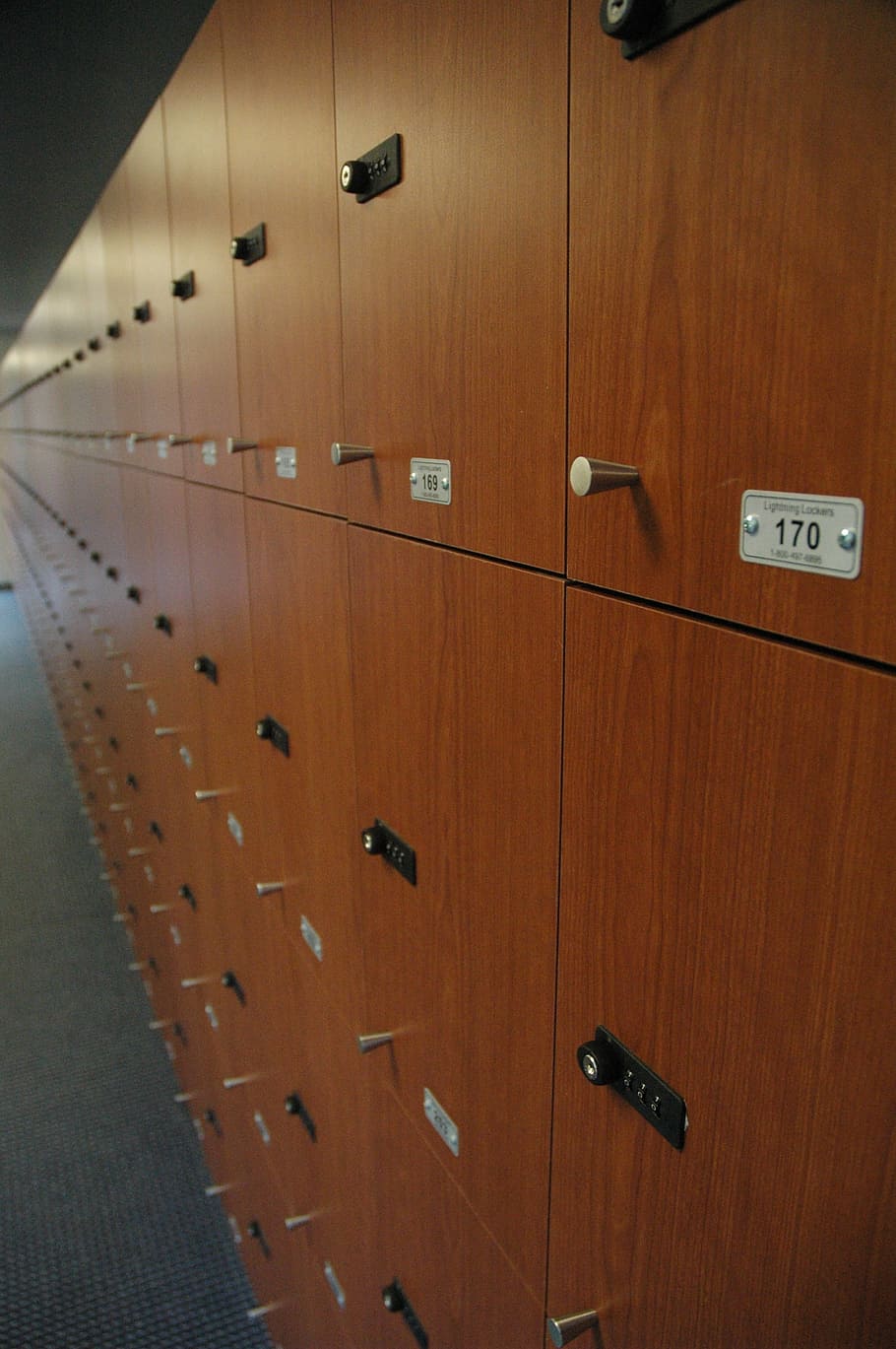 locker, stadium, wood, indoors, safety, security, dressing room, protection, closed, repetition