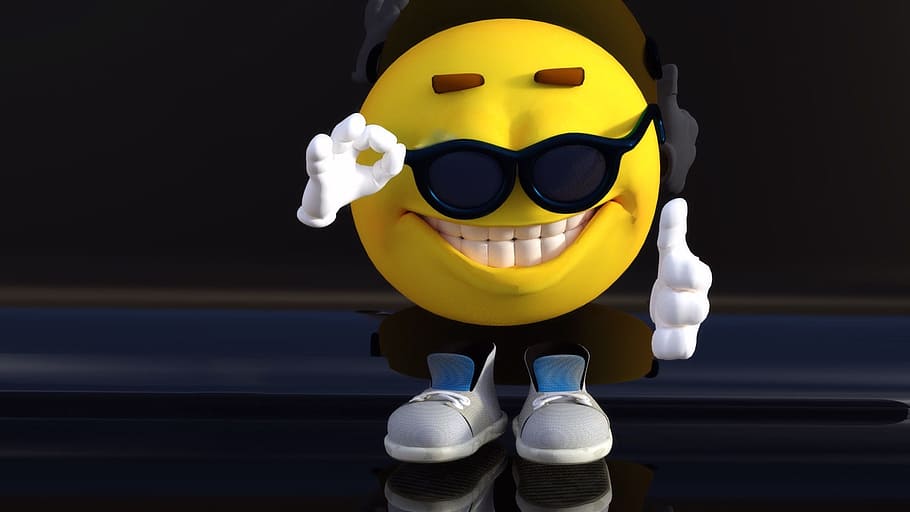 yellow m&m character, Smilie, Glasses, Cool, Stage, Smiley, wise, expert, gesture, yellow