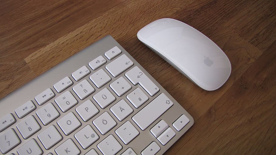 keyboard, mouse, mac, computer, cordless, office, apple, computer keyboard, computer equipment, technology